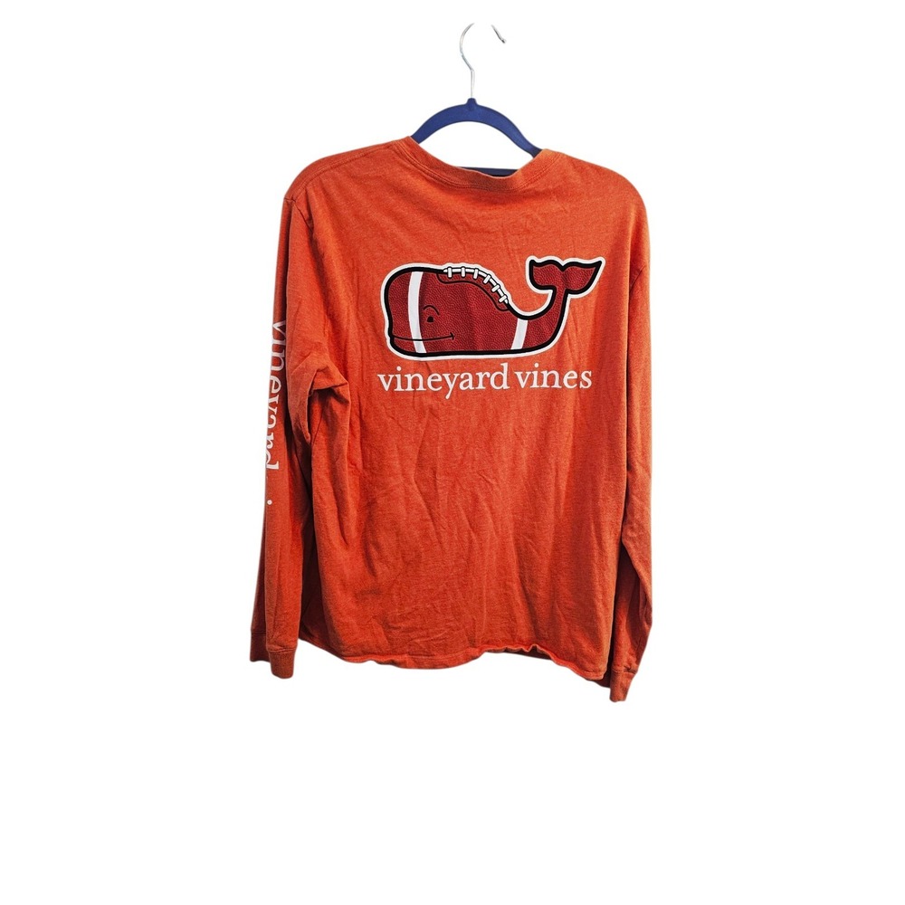 Vineyard‎ Vines Football Edition Long Sleeve Casual T-Shirt Men's Medium